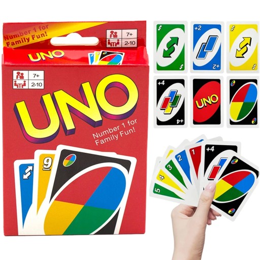 НАБОР ИГРОВЫХ КАРТ UNO ИЗ 108 ИГРОВЫХ КАРТ UNO