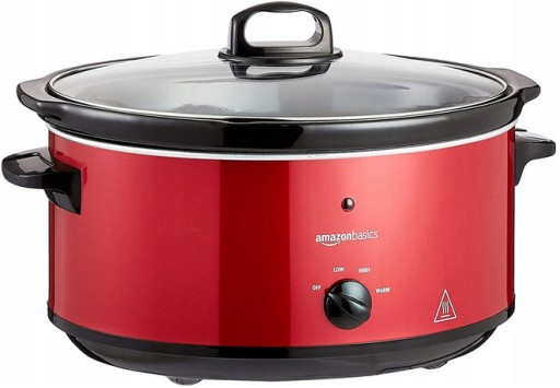 AMAZONBASICS Мультиварка 3,5 л красная 160 Вт
