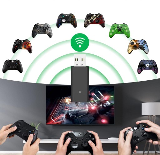 ADAPTER ODBIORNIK MICROSOFT PAD OD XBOX ONE S / X / NA KOMPUTER PC / OEM