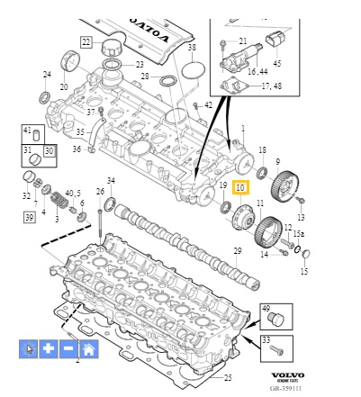 ПЕРЕМЕННАЯ ФАЗА ГРМ VOLVO S60 S80 C70 V70