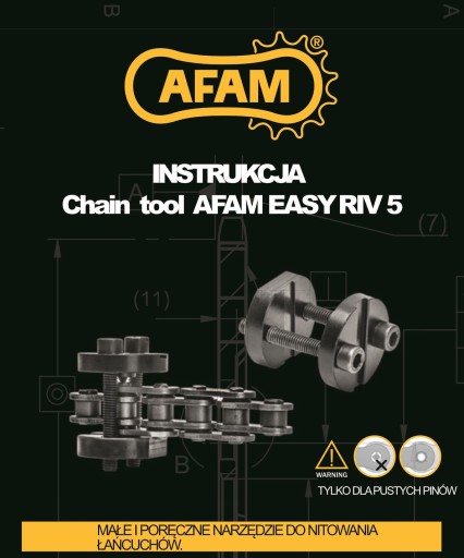 Обжимной станок Afam для мотоциклетных цепей 520 525 530