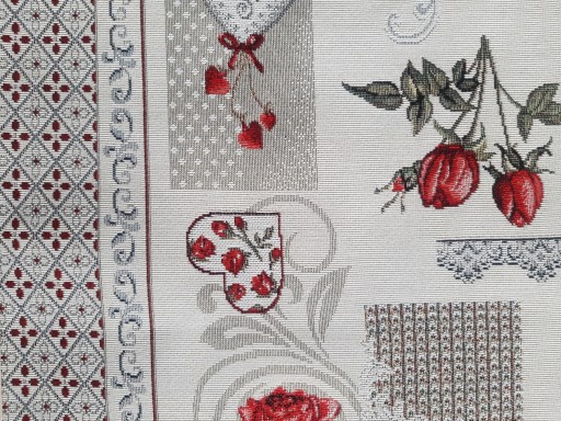 BIEŻNIK PATCHWORK RÓŻE DUŻY WYBÓR 40x100 cm 330