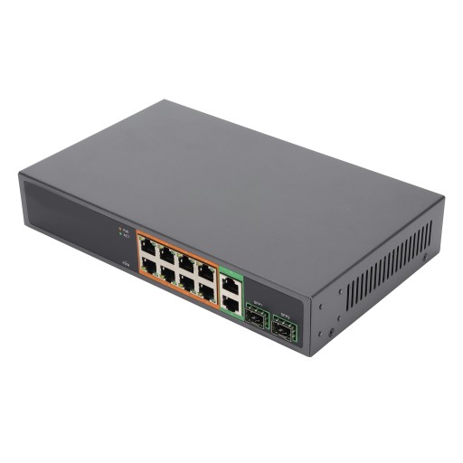 Przełącznik poe pełne gigabitowe rj45 ieee 802.3af/at 8-portowe urządzenie sieciowe sfp 150w
