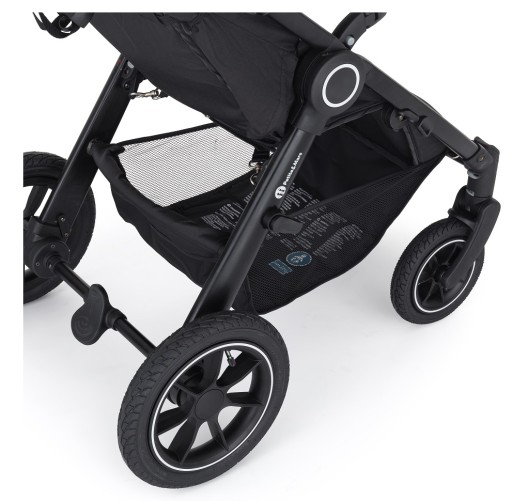 WÓZEK SPACEROWY PetiteMars Street 2 AIR STELAŻ KLAMRA OAK ULTIMATE GREY