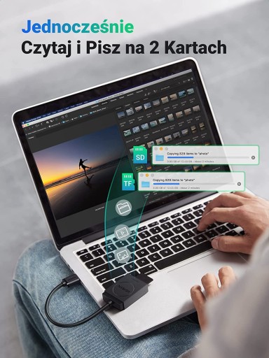 Устройство чтения карт Micro SD UGREEN USB 3.0 SD/TF