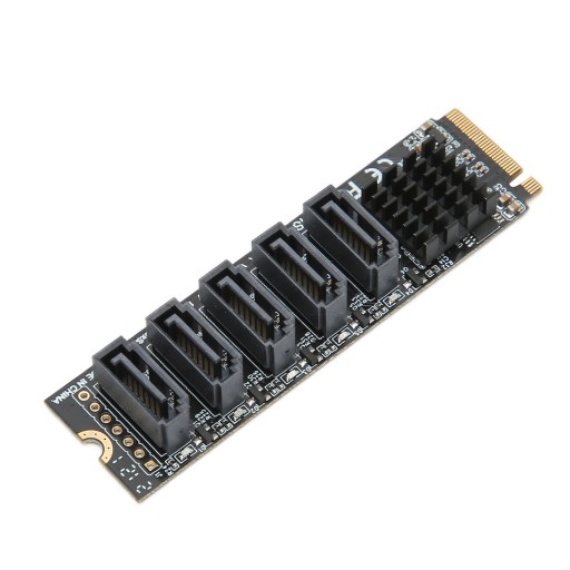 Плата-адаптер преобразователя PCIE M.2 в SATA3.0