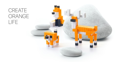 AC01 Magnetic Blocks Pixio Color Series 16pcs