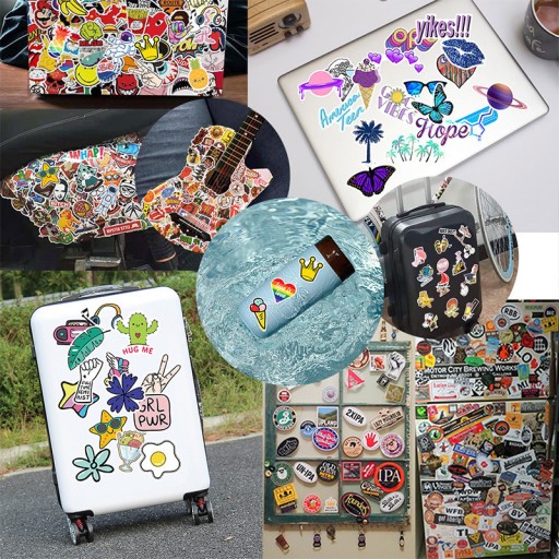 НАБОР СТИКЕРОВ STICKERBOMB MIX АНИМЕ СТИКЕРЫ 50 шт.