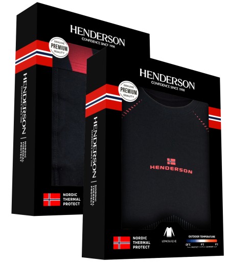 Мужское НИЖНЕЕ БЕЛЬЕ Henderson Nordic THERMOACTIVE SET с длинным рукавом - XXL