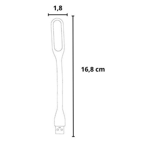SLIM РЕЗИНОВАЯ ЛАМПА ДЛЯ НОУТБУКА ДЛЯ USB, фиолетовая