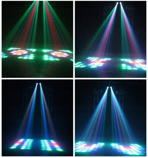 Светодиодное освещение для дискотеки 128 RGB проектор DJ свадьба домашняя вечеринка