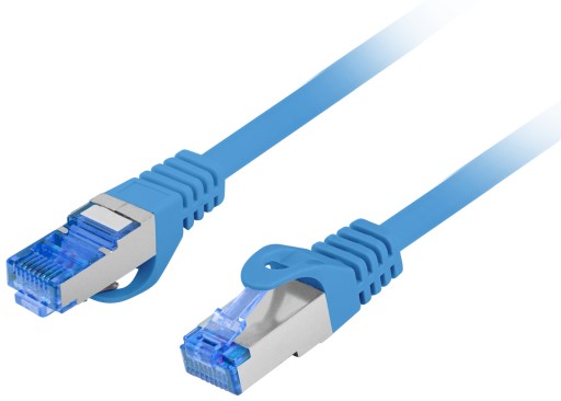 Интернет-кабель Ethernet витой RJ45 LAN Cat 6A SFTP LSZH 15 м синий