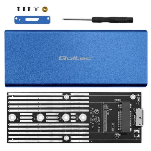 Aluminiowa Obudowa Kieszeń na dysk M.2 SSD SATA NGFF USB3.0 speed 5Gb/s 2TB