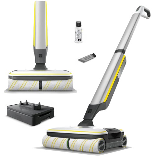 Mop elektryczny Karcher FC 7 Cordless 1.055-701.0 stacja ładowania rolki