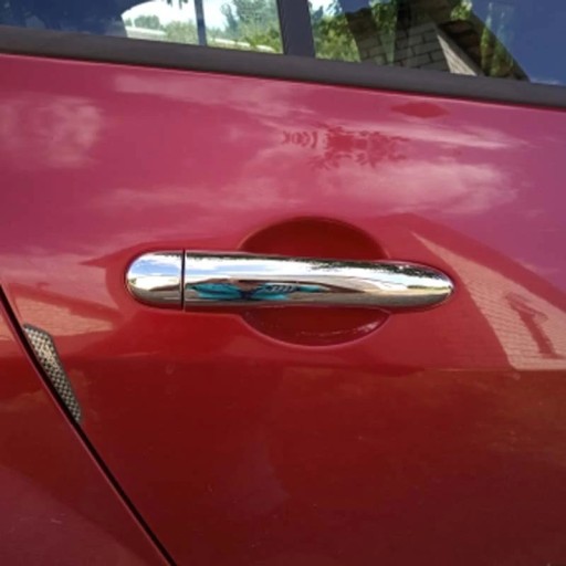 Renault Megane 02 - 2008 хромированные накладки на ручки дверей