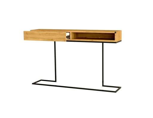 KONSOLA 190 cm DREWNO LITE DĄB OLCHA SKD-325