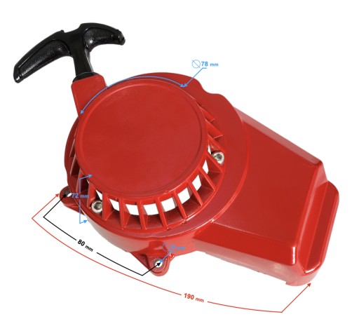 КРЫШКА СТАРТЕРА КАРМАННОГО МИНИ-ВЕЛОСИПЕДА CROS QUAD PULL