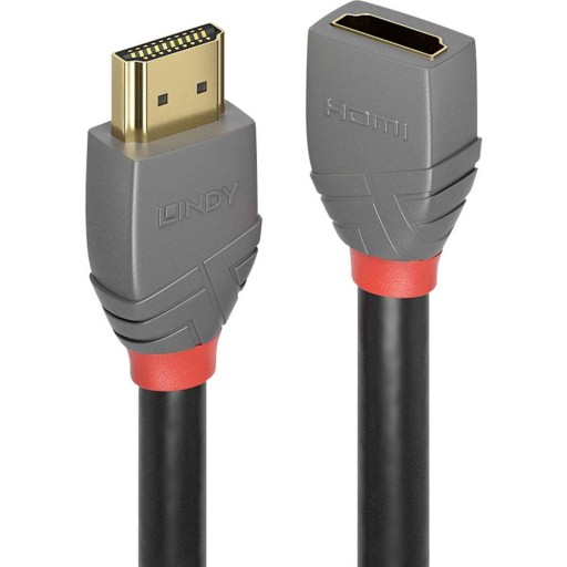 Lindy 36476 Anthra Line Удлинительный кабель HDMI 2.0 — 1 м