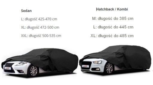 Внутренний брезентовый чехол для гаража SEDAN XXL