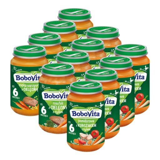 Набор BoboVita Микс-2 Супы после 6 месяцев 12х190г