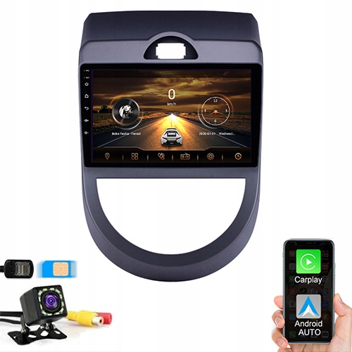 РАДИО GPS ANDROID KIA SOUL I 2009-2011 SIM 6/128 ГБ