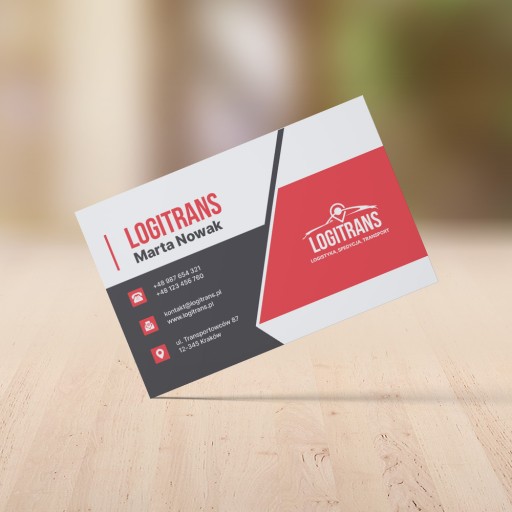 Wizytówki LAMINOWANE - MAT | 200 sztuk | KREATOR on-line