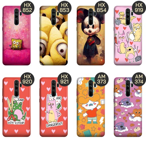 ETUI DO XIAOMI REDMI NOTE 8 PRO WZORY KRESKÓWKI BAJKI FILMY ANIMOWANE CASE