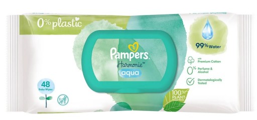 PAMPERS CHUSTECZKI NAWILŻANE HARMONIE AQUA 3x48