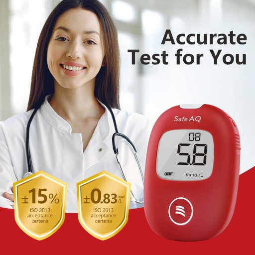 Тест-полоски для глюкометра Sinocare AQ SMART/VOICE 50 полосок и ланцетов