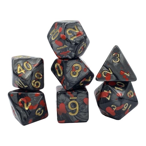 Игральные кости многогранные 3x7x Легкие семейные ролевые игры 2 шт.