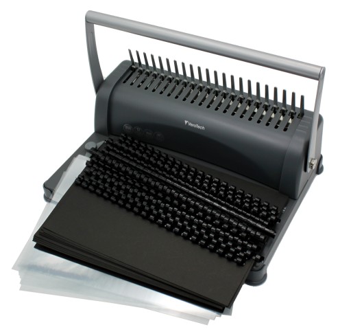 Profesjonalna bindownica Verotech VB-120 + czterootworowy dziurkacz +zestaw