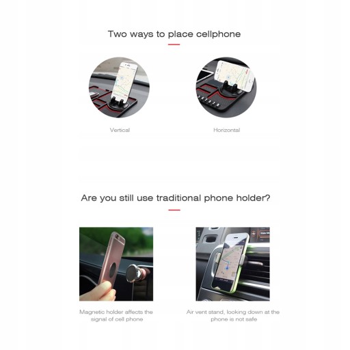 PODKŁADKA STICKY MATA POD TELEFON ANTYPOŚLIZGOWA