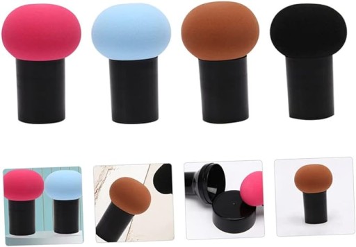 Gąbka do makijażu Powder Puff Pudełko | Brązowa
