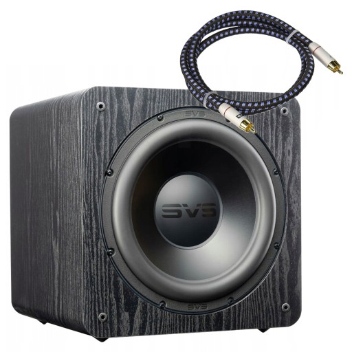SVS SB-2000 PRO АКТИВНЫЙ САБВУФЕР 550 Вт ЧЕРНЫЙ ЯСЕНЬ + КАБЕЛЬ SOUNDPATH RCA 3 м