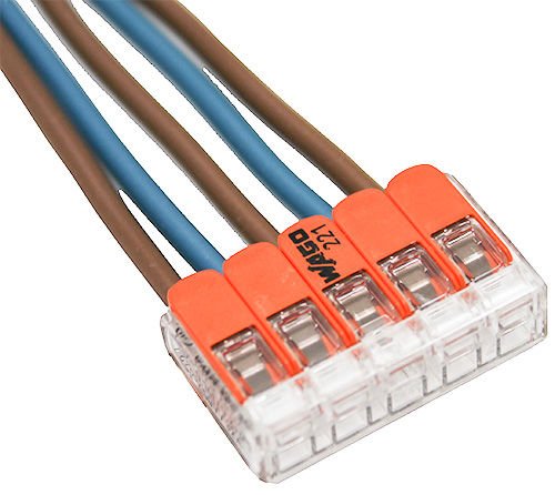 WAGO 221-415 БЫСТРОСОЕДИНИТЕЛЬ 5x0,14-4 РАЗЪЕМ 10 ШТ.