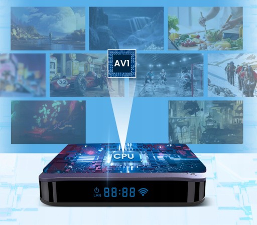 SMART TV BOX Android 11.0 Amlogic S905W, 4 ГБ 64 ГБ