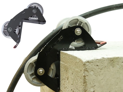 F33 Угловой кабельный ролик Ø 130 мм / 1500 кг / RUNPOTEC 10153
