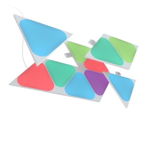 Мини-треугольники Nanoleaf Shapes — доп. 10 панелей