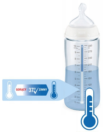 Nuk Bottle Night 300 мл Силиконовая соска 6-18 м м