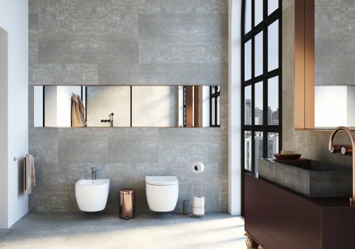 Zestaw MISA CARLO Mini Rimless Flat + BIDET CARLO Mini WHITE BIAŁY