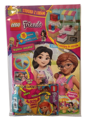 Журнал LEGO Friends Minifigure Magazine - 01/2021 - Подставка для мороженого
