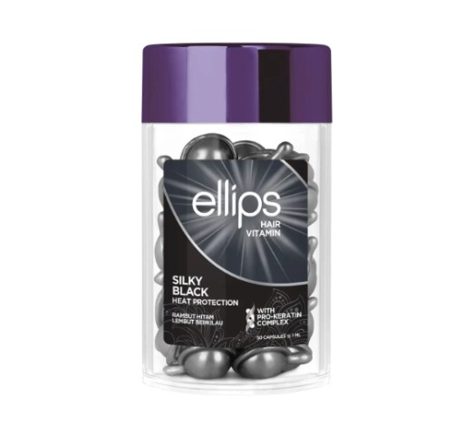 Ellips Hair Vitamin Silky Black Pro-Keratin Complex ампулы для волос 50 шт.