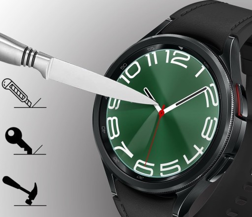 2x Szkło Hartowane do Galaxy Watch 6 Classic 47mm