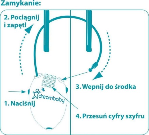 ZABEZPIECZENIE BLOKADA ELASTYCZNA NA SZYFR
