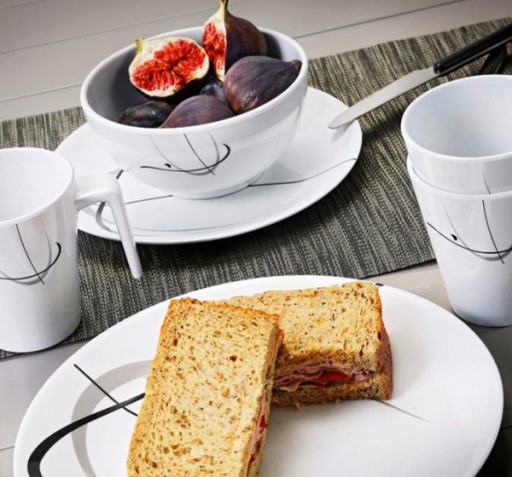 KUBEK FILIŻANKA ZE SPODKIEM BRUNNER SERENADE 250 ml