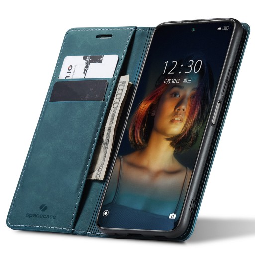 ЭЛЕГАНТНЫЙ КОЖАНЫЙ ЧЕХОЛ-БУМАЖНИК SPACECASE ДЛЯ REDMI ПРИМЕЧАНИЕ 10 PRO