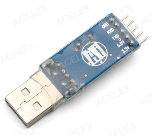 Адаптер-преобразователь USB-RS232 TTL PL2303HX