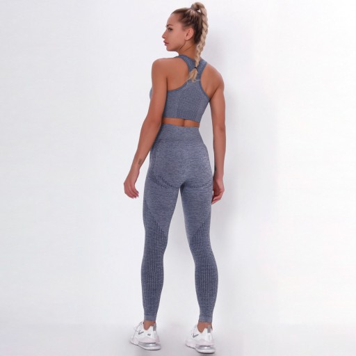SPORTS SET топ бесшовные леггинсы для фитнеса L