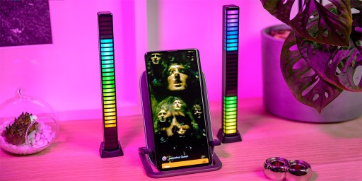 Эквалайзер RGB Redleaf 32LED 3d - черный