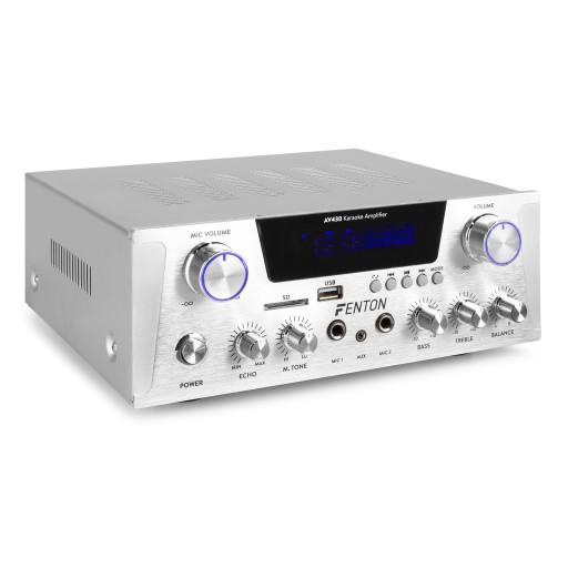 HIFI-усилитель для караоке 2x300 Вт USB FM BT высокой мощности
